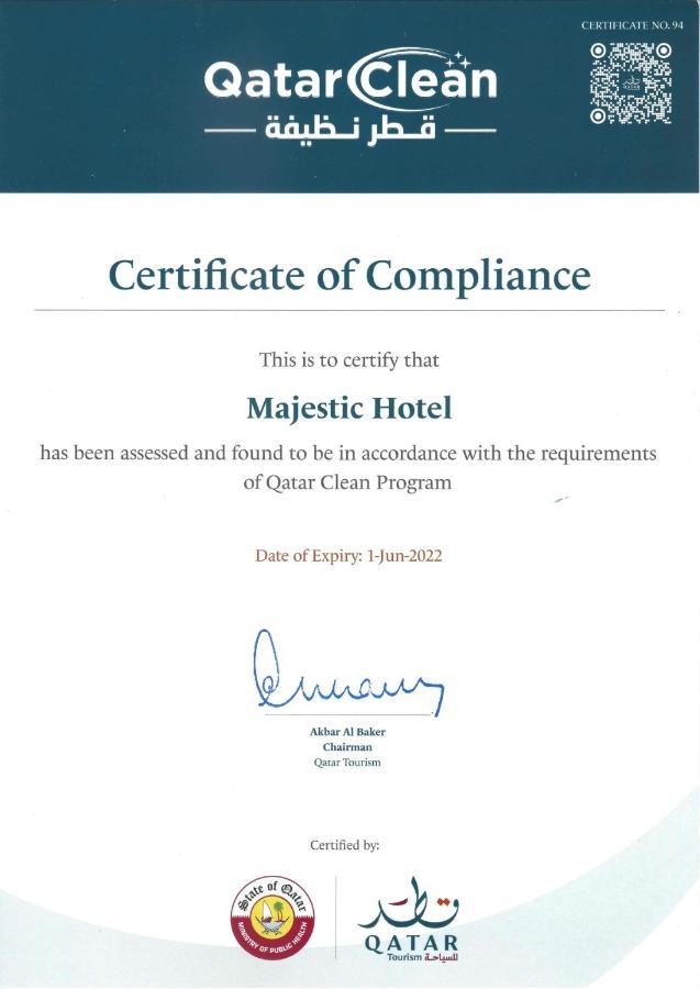 Majestic Hotel Ad Dawhah Esterno foto
